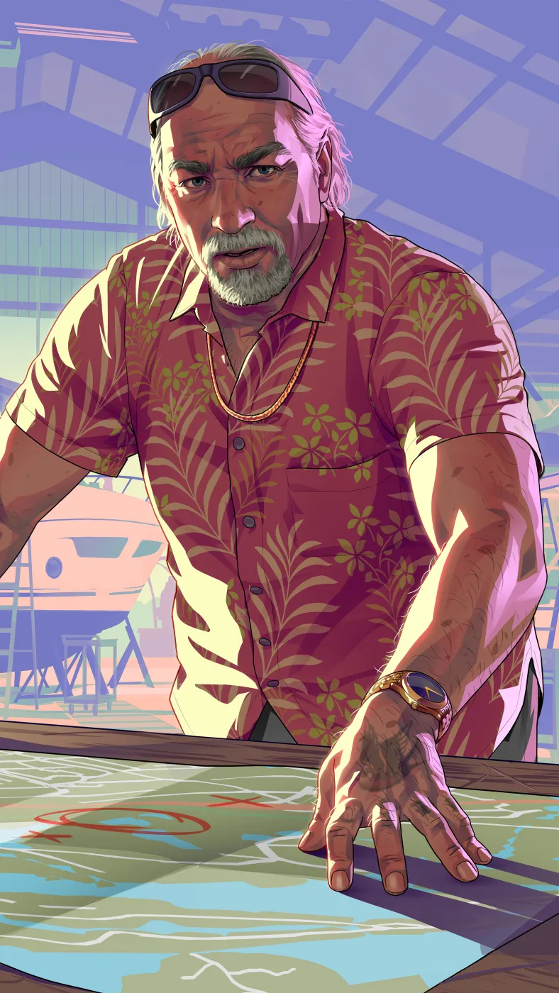 Official Rockstar Games artwork of Brian Heder